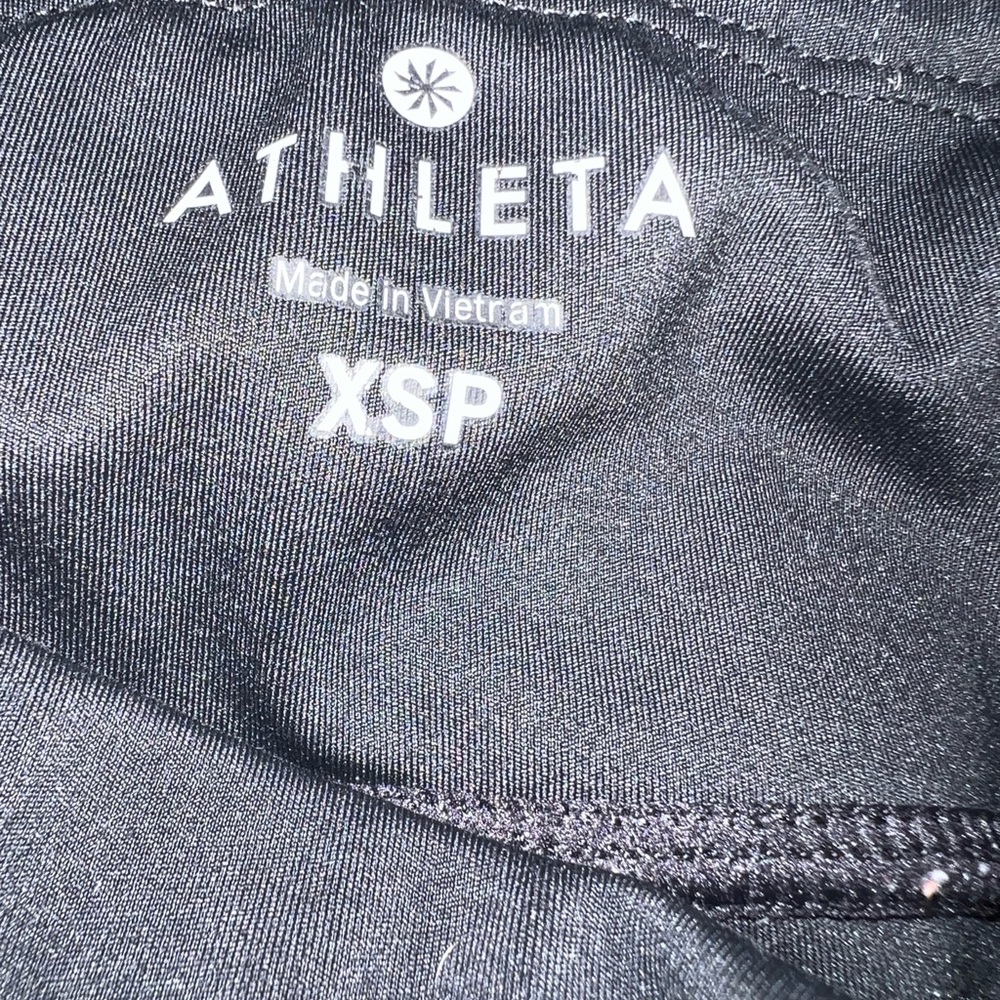 #563 Athleta Black Leggings XS - Picture 4 of 4